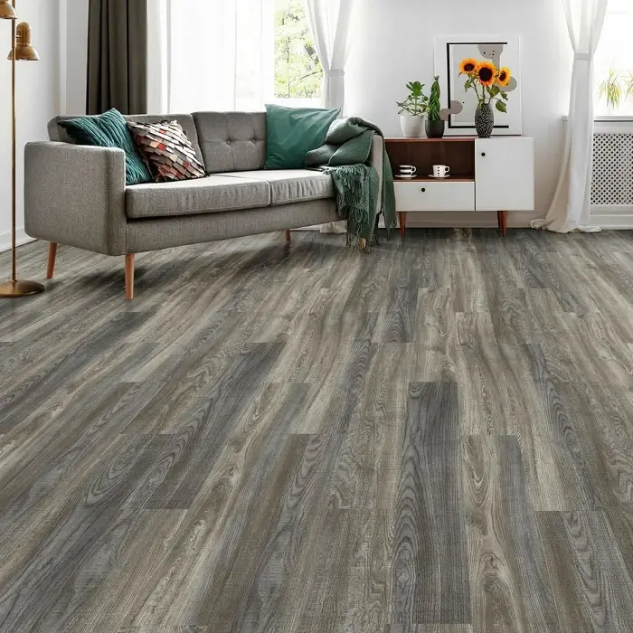 Wooden linoleum flooring