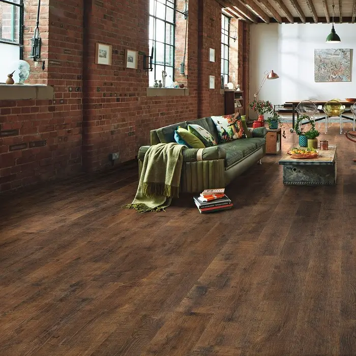 Wooden linoleum flooring