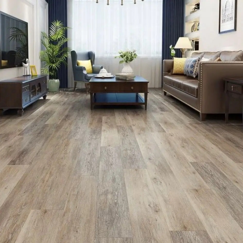 Wooden linoleum flooring