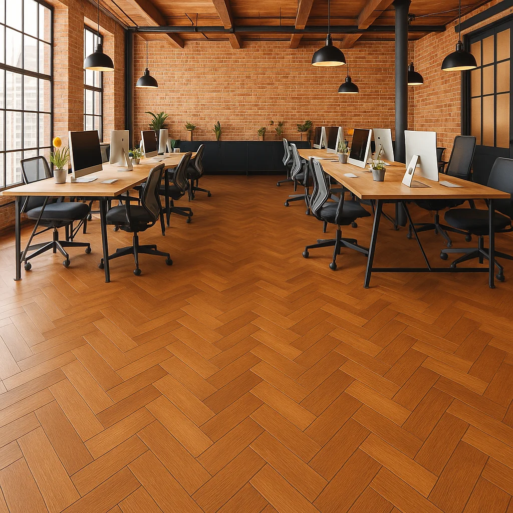 Commercail Herringbone Flooring