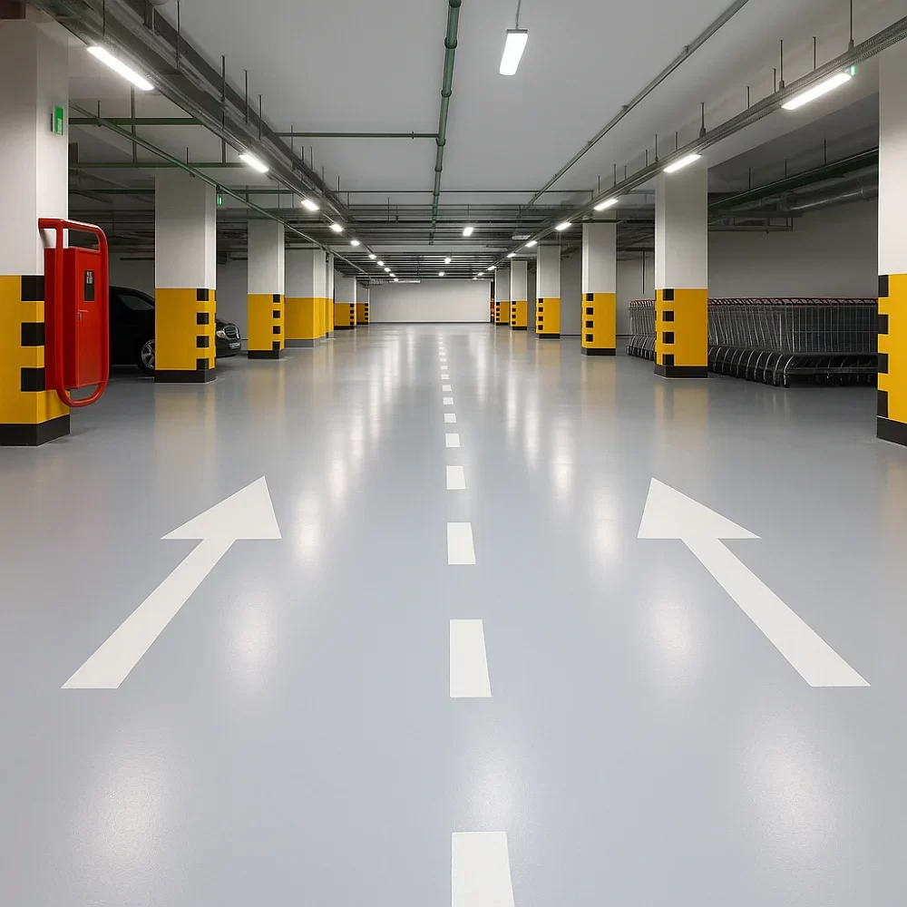 Commercial Epoxy Basement Flooring