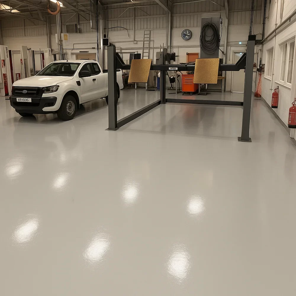 Commercial Epoxy Garage Flooring