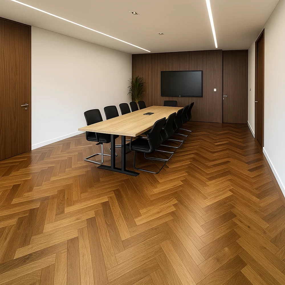 Herringbone Wood Flooring for Commercial