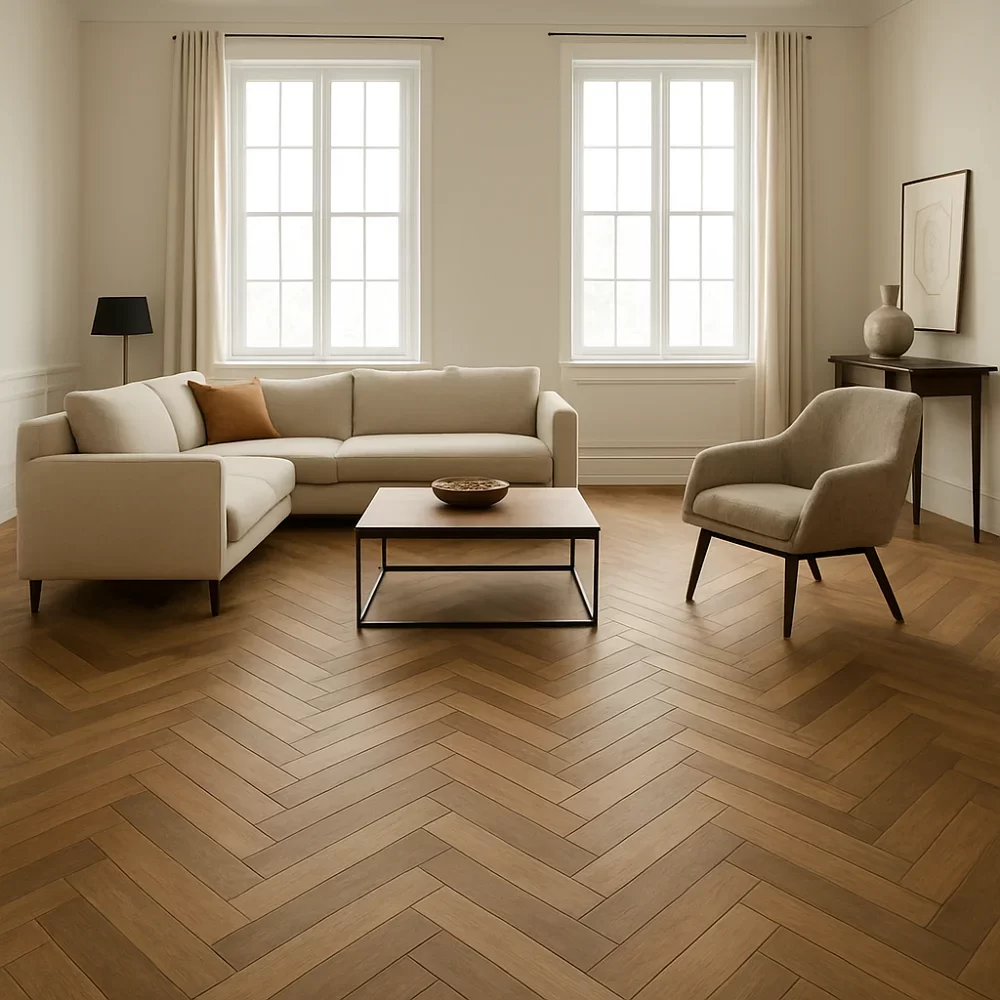 Herringbone Wood Flooring for Residential